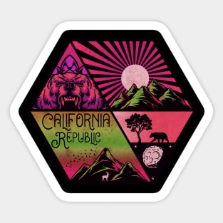 California Republic Sticker